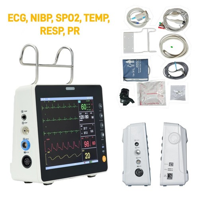 #ad #ad 8 inch Multi parameter 8 inch Portable Patient Monitor ECG NIBP Spo2 TEMP RESP $345.00