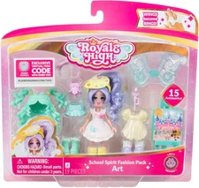 3” School Spirit Fashion Pack: Art - Light Series 1-1 Figure with 15 Accessories