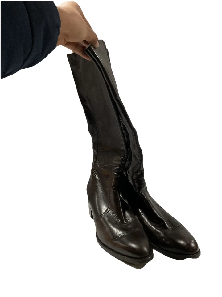 Botas de montar Paul Green para mujer color marrón oscuro talla 7 Foto 3 de 4