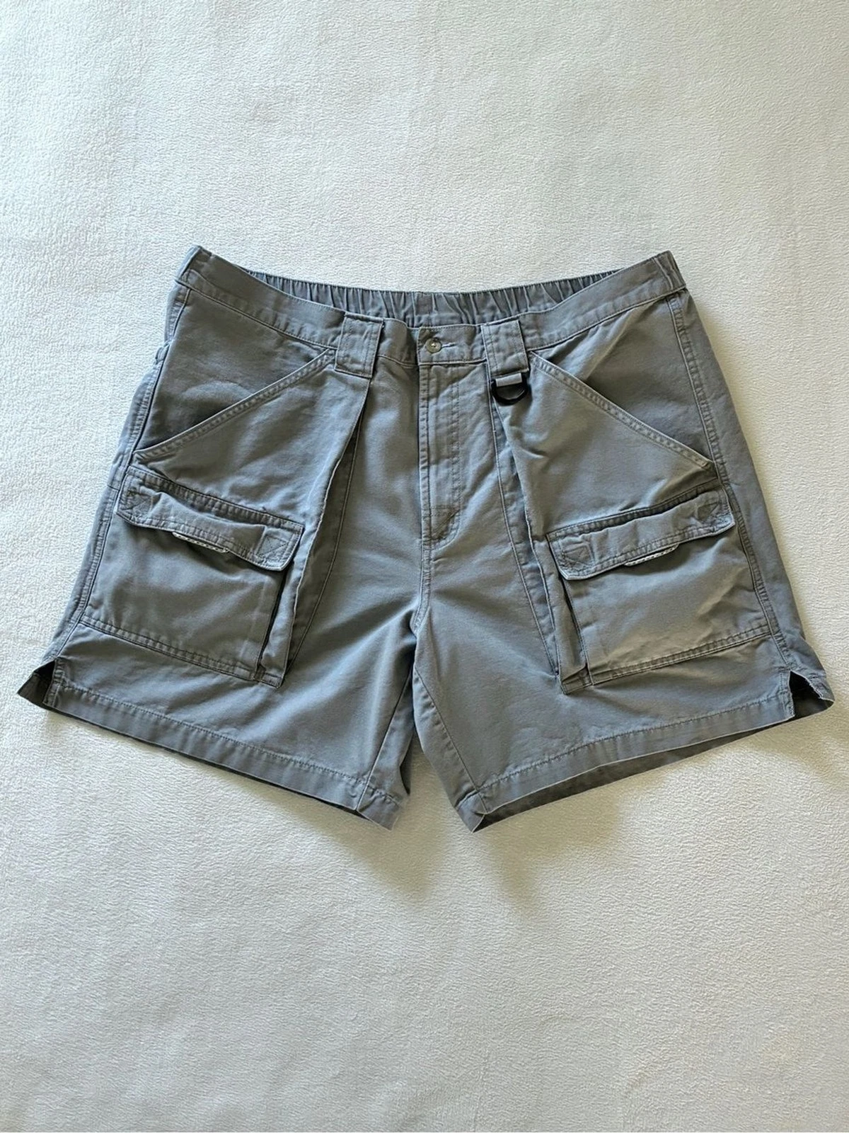 Columbia Cargo Shorts Men’s XL Gray Hiking Utility Outdoor Gorp Fishing Travel
