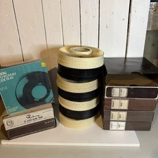 Lot of 8 Rotary 35mm Slide Trays + 4 Boxes – Focal Sealed – Montana Wyoming