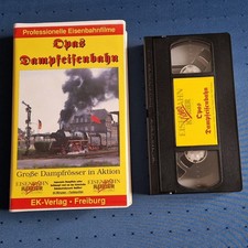 VHS  Eisenbahn Opas Dampfeisenbahn EK Verlag ...