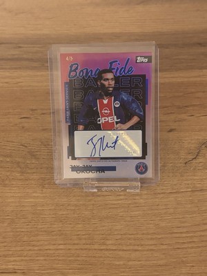 Jay Jay Okocha Bona Fide Baller Auto /5 Topps Psg Team Set