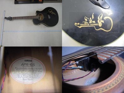 Electric Acoustic Guitar Yamaha APX-6S Black | eBay
