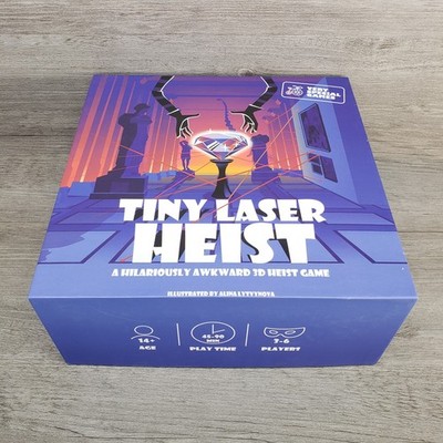 Tiny Laser Heist Hilariously Awkward 3D Board Game 100% Complete 3-6 Players