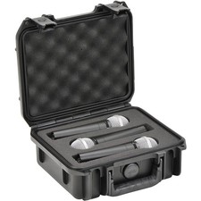 SKB 3i-0907-MC3 iSeries Injection Molded Case w/Foam for 3 Mics