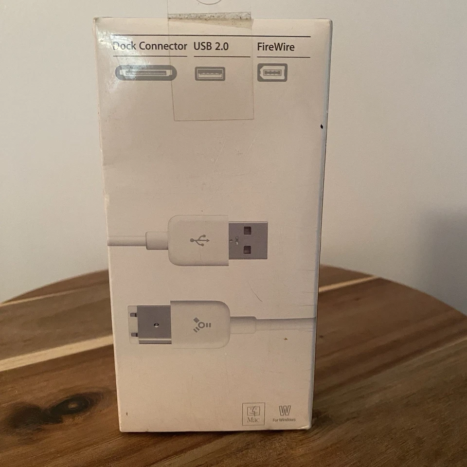 APPLE iPod Dock Connector To FireWire + USB 2.0 M9688G/A  3rd 4th NEW Sealed - Image 2 of 4