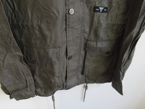 O'Neill Men's Utility Cotton Blend Jacket Pockets Hooded Mac Parka Size L - Picture 7 of 13