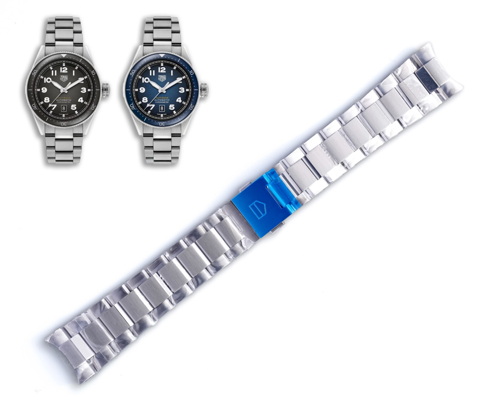 TAG Heuer Autavia Cal 5 EB0173 Stainless Steel Bracelet 21mm WBE511