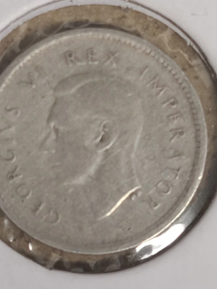 Sudáfrica 3 peniques de plata 1939 Foto 2 de 3