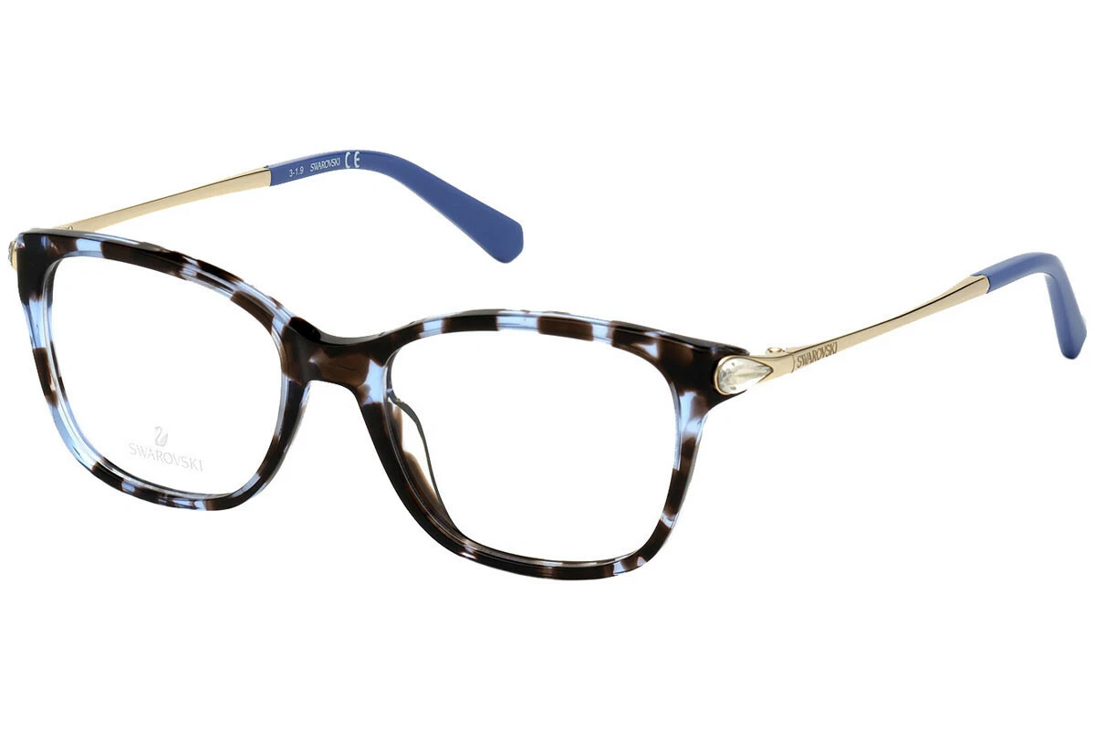 Swarovski SK5336 Womens Plastic Eyeglass Frame 052 Dark Havana 53-16 Kits.com -- Swarovski SK5379-D main image 3