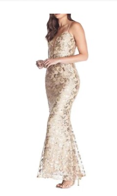 Dress The Population Marie Gown - Gold - XS Dress The Population Marie Gown - Gold - XS