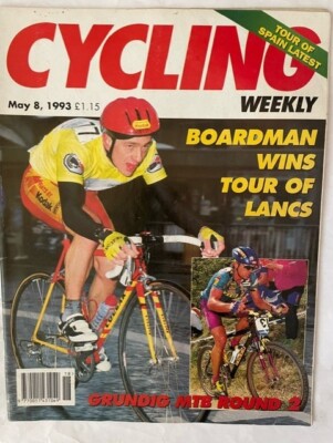 CYCLING WEEKLY - 8 MAY 1993 - BOARDMAN WINS TOUR OF LANCS - GRUNDIG MTB ROUND 2