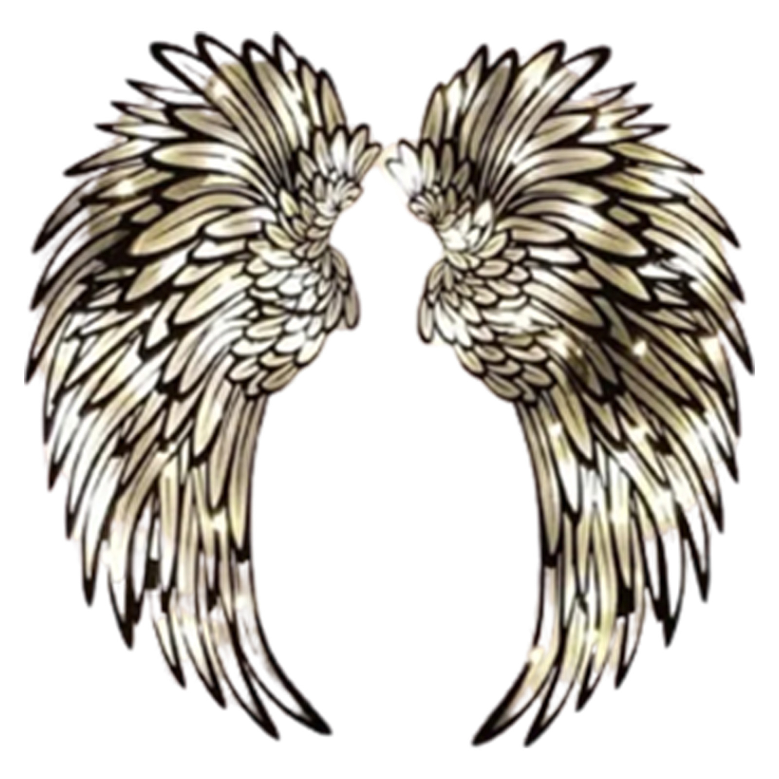 Metal Angel Wings Wall Art Decor Hanging Ornament Living Room Home