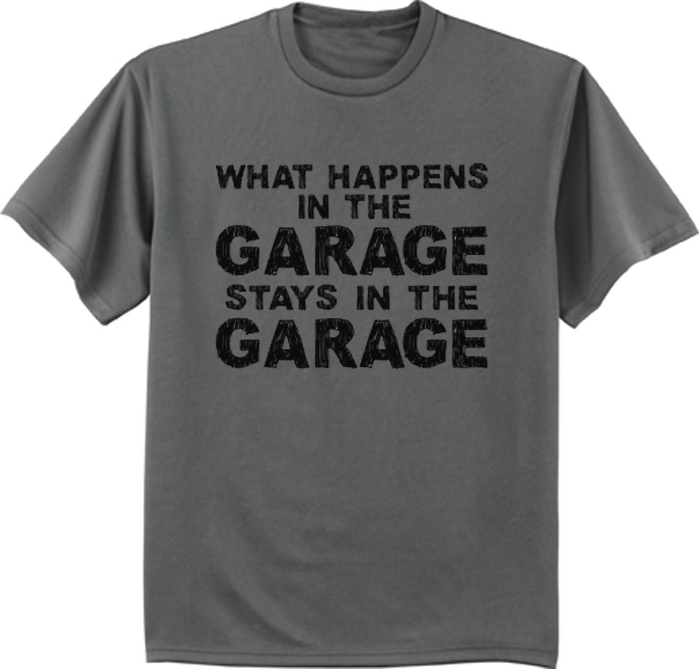 Funny garage shirt fathers day gift for dad men's t-shirt biker