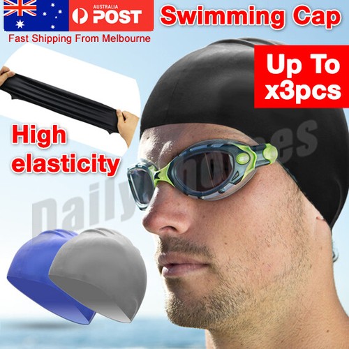 Swimming Cap Silicone Waterproof Adults 