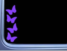 Lupus Purple Butterflies Decal M186 8" tall Vinyl window stickers awareness