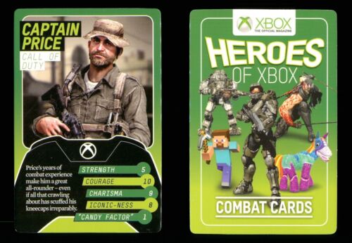1 x Infokarte Heroes of Xbox Captain Price Call of Duty - S51 - Bild 1 von 3