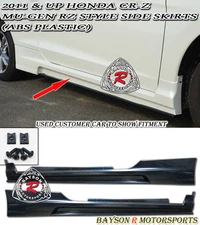 Fits 11-15 CR-Z 2dr Mu-gen RZ Style Side Skirts (ABS)
