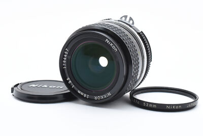 Nikon Ai Nikkor 28mm f/3.5 MF Wide Angle Lens F Mount Japan