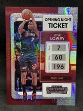 2021-22 Panini Contenders FOTL Opening Night Ticket 1/25 Kyle Lowry #23