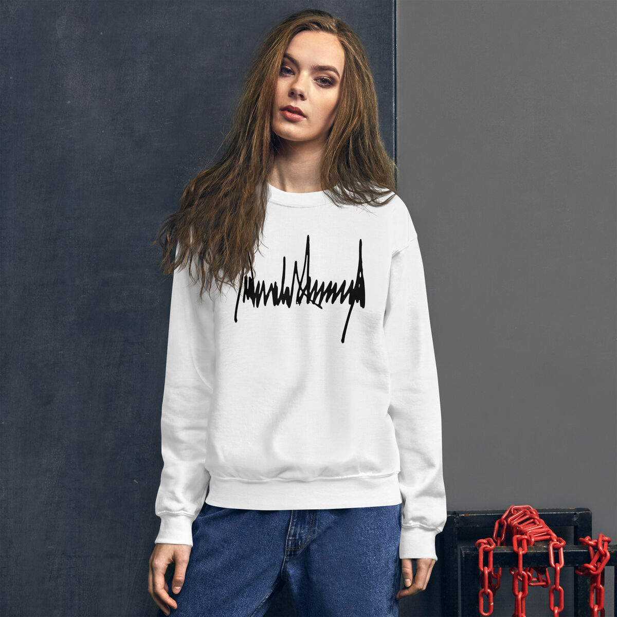 President Donald Trump Signature Unisex Sweatshirt President Donald Trump Signature Unisex Sweatshirt