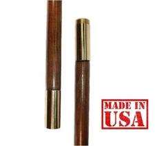 US Flag Factory Indoor Flag Pole Wood Flagpole- American Hardwood (7FT)- IPole7