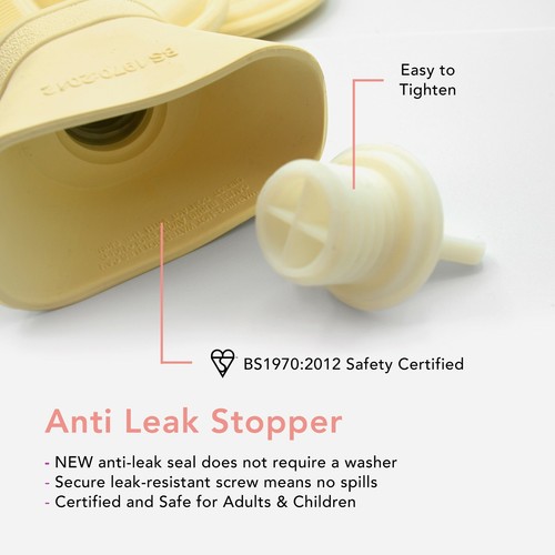 Lange Wärmflasche mit Bezug 2 Liter extra lang PINK LILA GRAU - Bild 11 von 21