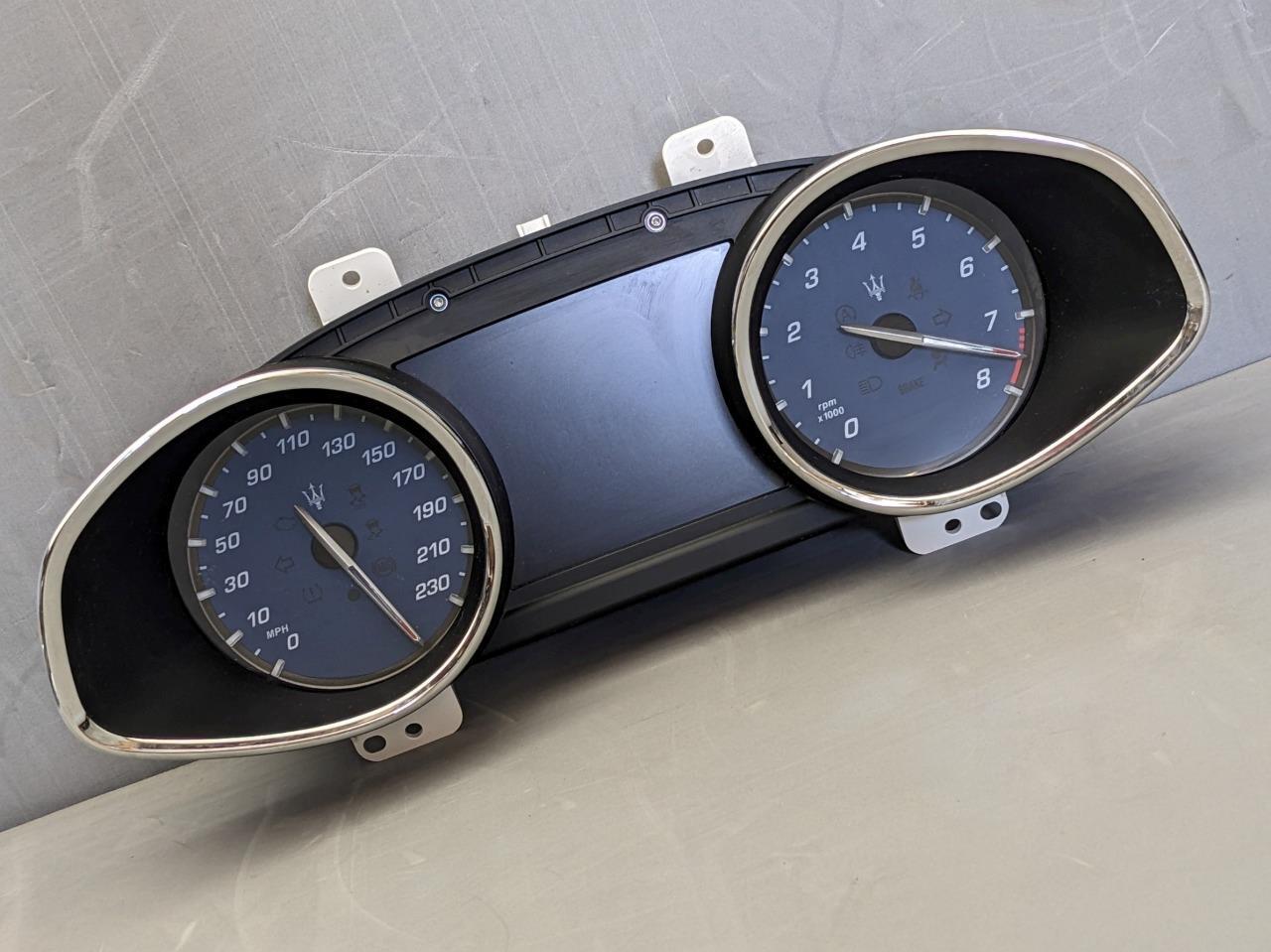 MASERATI QUATTROPORTE GTS OEM SPEEDOMETER INSTRUMENT GAUGE CLUSTER 670031780