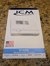 ICM Controls SC1600L Simple Comfort Non-Programmable Heat Only Thermostat wit...