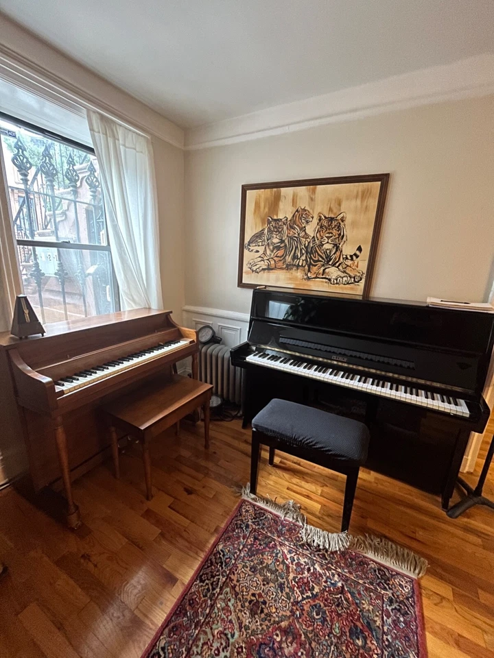 Piano vertical Petrof P115 - negro. 45" de alto Foto 2 de 3