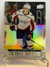 Aliaksei Protas ROOKIE 2022-23 Upper Deck Series 1 Debut Dates #DD-6 Capitals