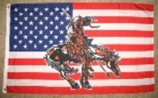 USA End of Trail 3'X5' Flag ROUGH TEX® 100D