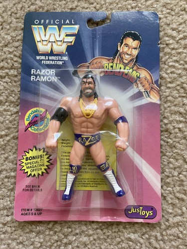 VINTAGE wrestling 1994 WWF BEND EMS RAZOR RAMON Sc...