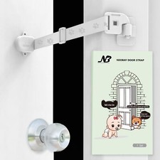 Magnetic Child Proof Door Lock. No Need for Interior Cat Door. Keep... Fast Ship