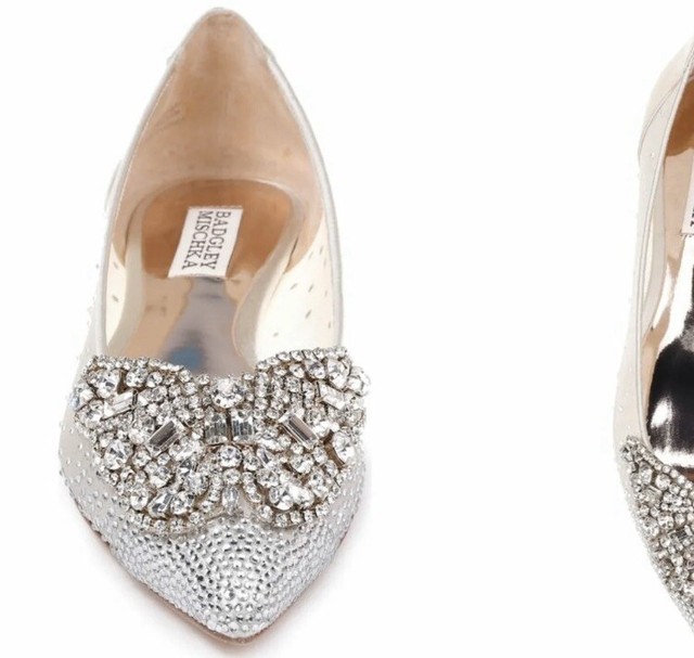 womens ivory flat dress shoes