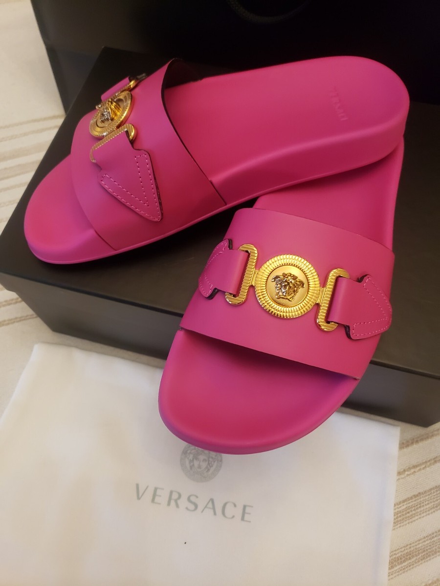 Palazzo Sliders New Versace Slides Versace Palazzo Medusa-plaque