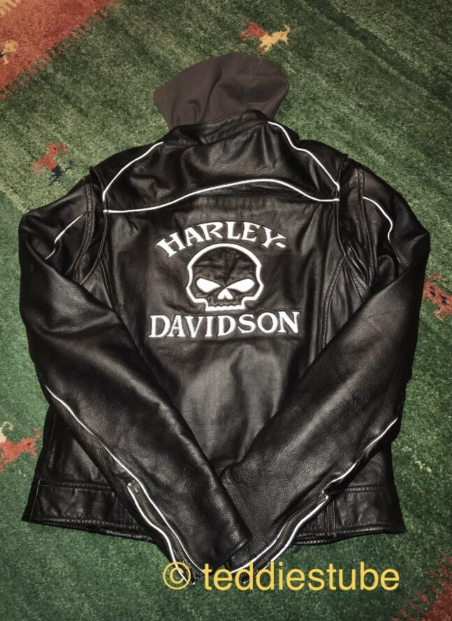 Biker Lederjacke Harley Davidson Lederjacke Herren Xl Coole Harley