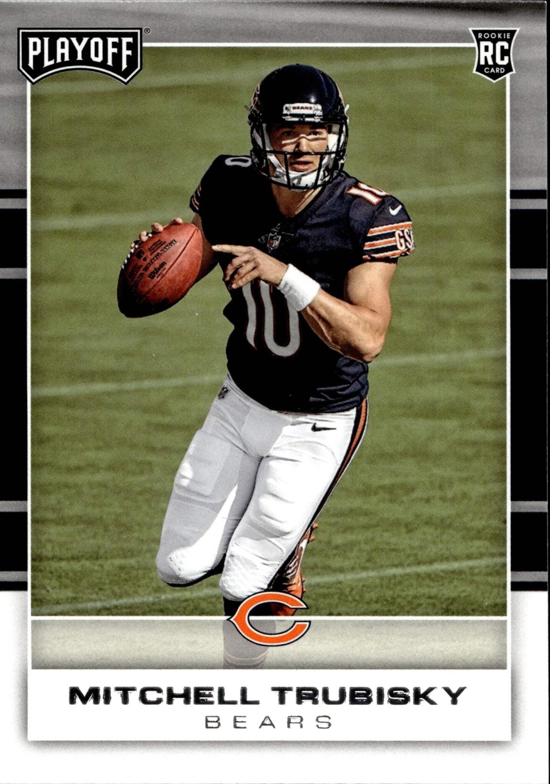 Mitchell Trubisky 2017 Panini Playoff RC #202