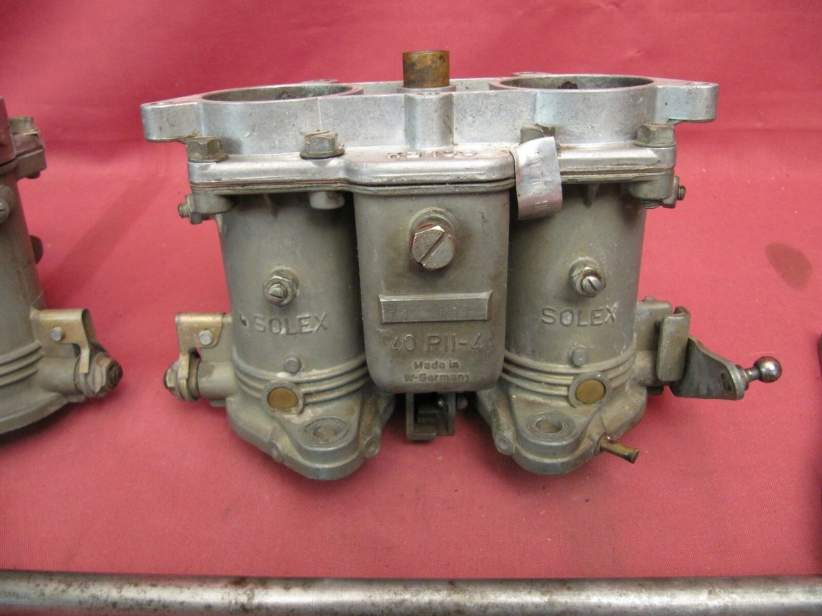 Solex 40 P11-4 Carburettors Porsche 356 912 with Linkage