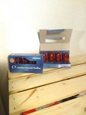 NOMA Christmas Lights Replacement Bulb, C7, Orange Cool Transparent