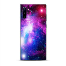 Skins Decal Wrap for Samsung Note 10 Plus stars galaxy red blue purple gasses
