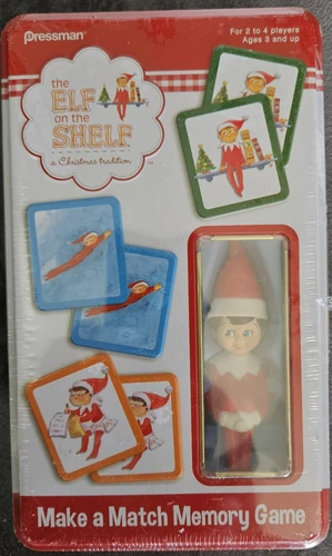 Pressman Elf on the Shelf 2014 Make A Memory Match Memory Game Christmas a
