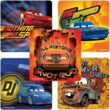 Lot of 10 Disney Cars Go Rama Stickers - Party Loot Bags, Craft & Cards