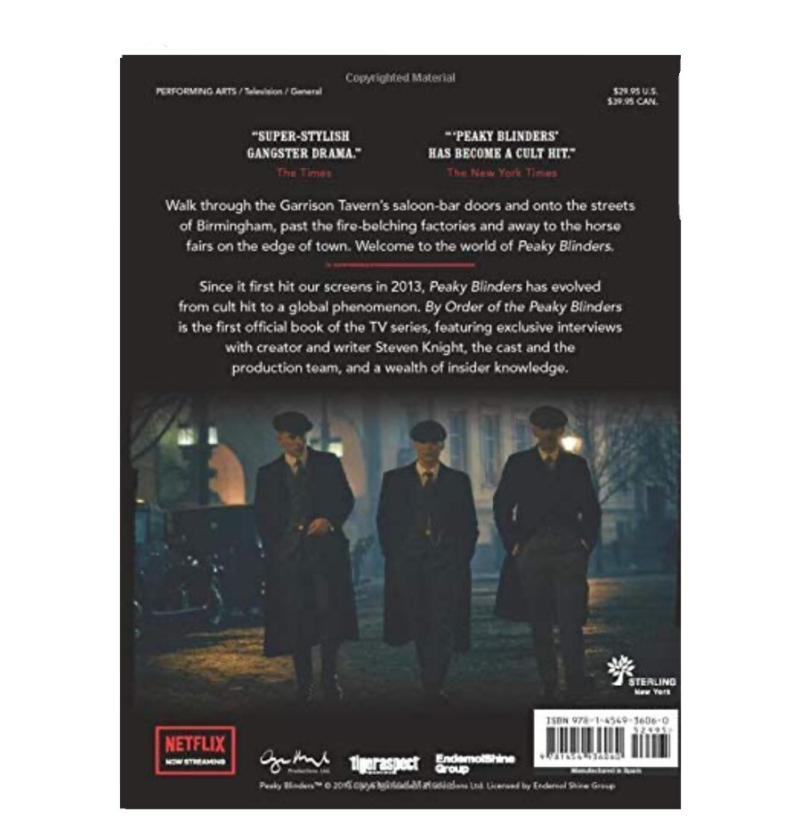 By Order of the Peaky Blinders by Matt Allen Hardcover Netflix