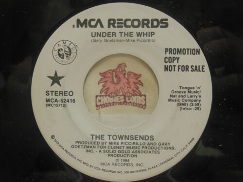 Promo! The Townsends – Under The Whip / Same, 45 RPM EX (HF) - Picture 2 of 2
