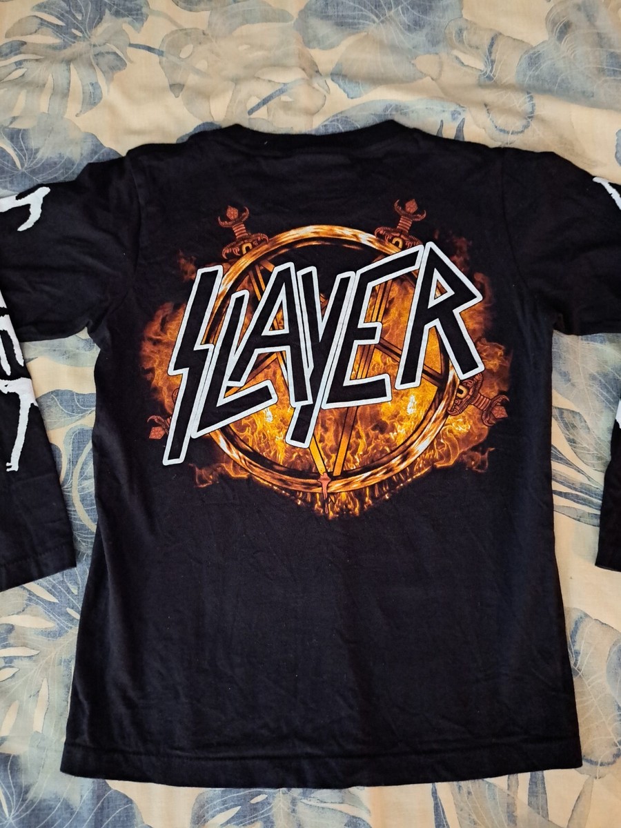 True Vintage 90's SLAYER T Shirt. THE ROXX Longsleeve True Vintage 90's SLAYER T Shirt. THE ROXX Longsleeve