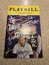 Take Me Out Cast Signed Playbill (Jesse Williams & Jesse Tyler Ferguson)!