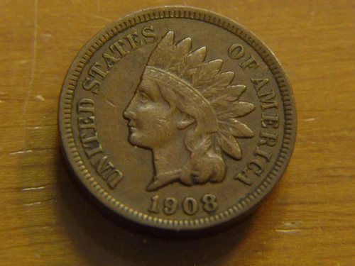 1908-S Indian Head Cent VF+ Condition SKU# 29411
