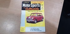 AUSTRALIAN MOTOR SPORTS MAGAZINE MARCH 1962 MINI SPORTS 850 LOTUS 8 PAGE SPECIAL